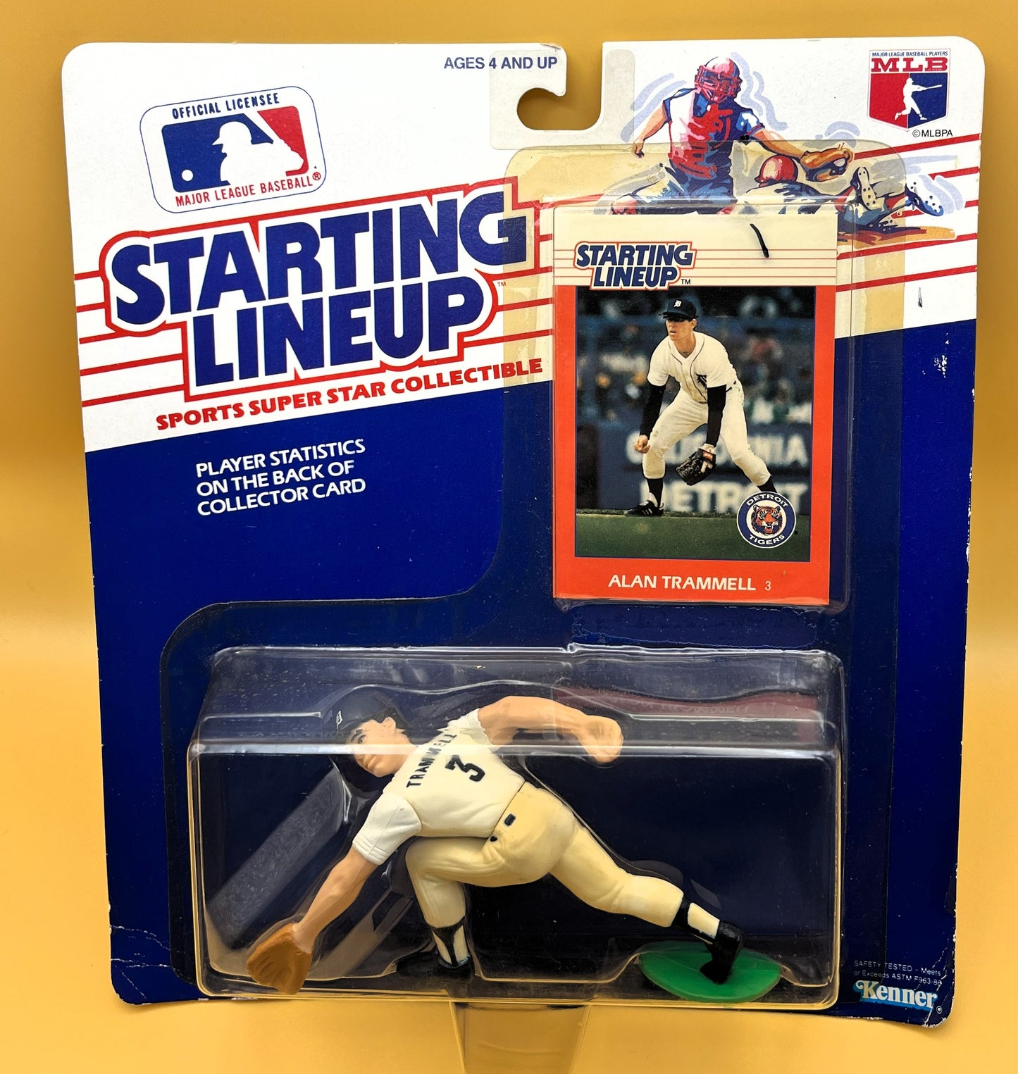 1988 Alan Trammell Starting Lineup with Card Factory Sealed - Vintage 1st Year