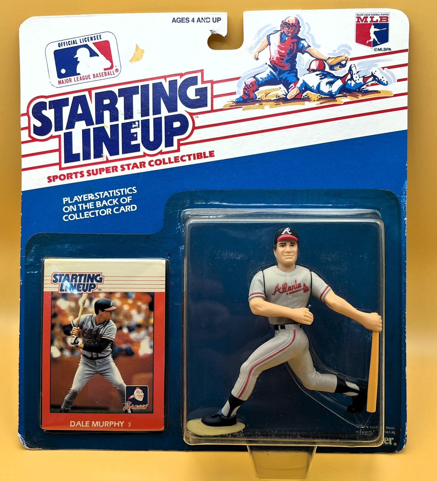 1988 Dale Murphy Starting Lineup with Card Factory Sealed - Vintage 1st Year