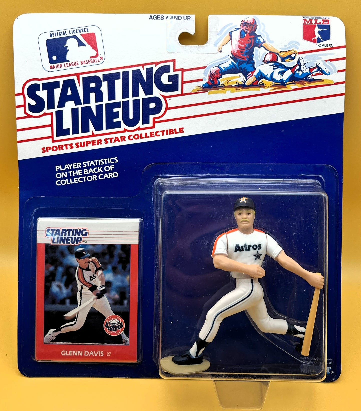 1988 Glen Davis Starting Lineup with Card Factory Sealed - Vintage 1st Year