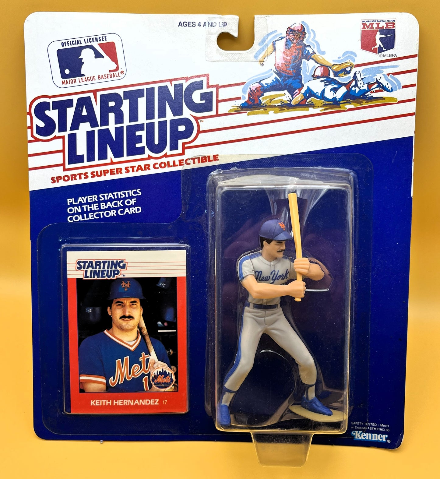 1988 Keith Hernandez Starting Lineup with Card Factory Sealed - Vintage 1st Year
