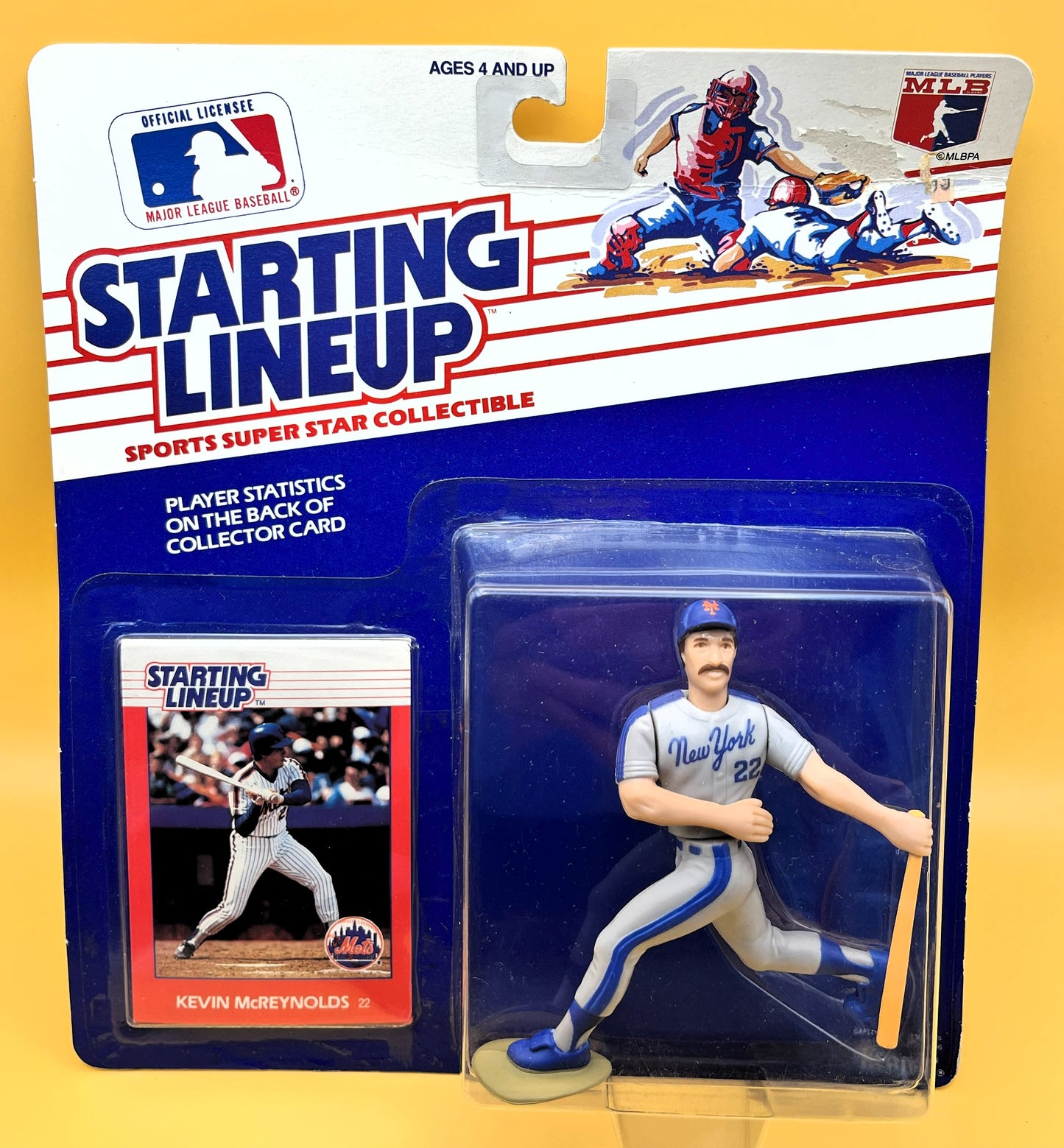 1988 Kevin McReynolds Starting Lineup with Card Factory Sealed - Vintage 1st Year
