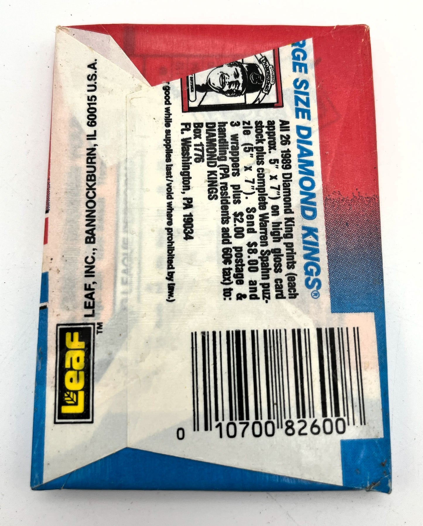 1989 Baseball Donruss Wax Pack - Johnson Griffey Jr. RC