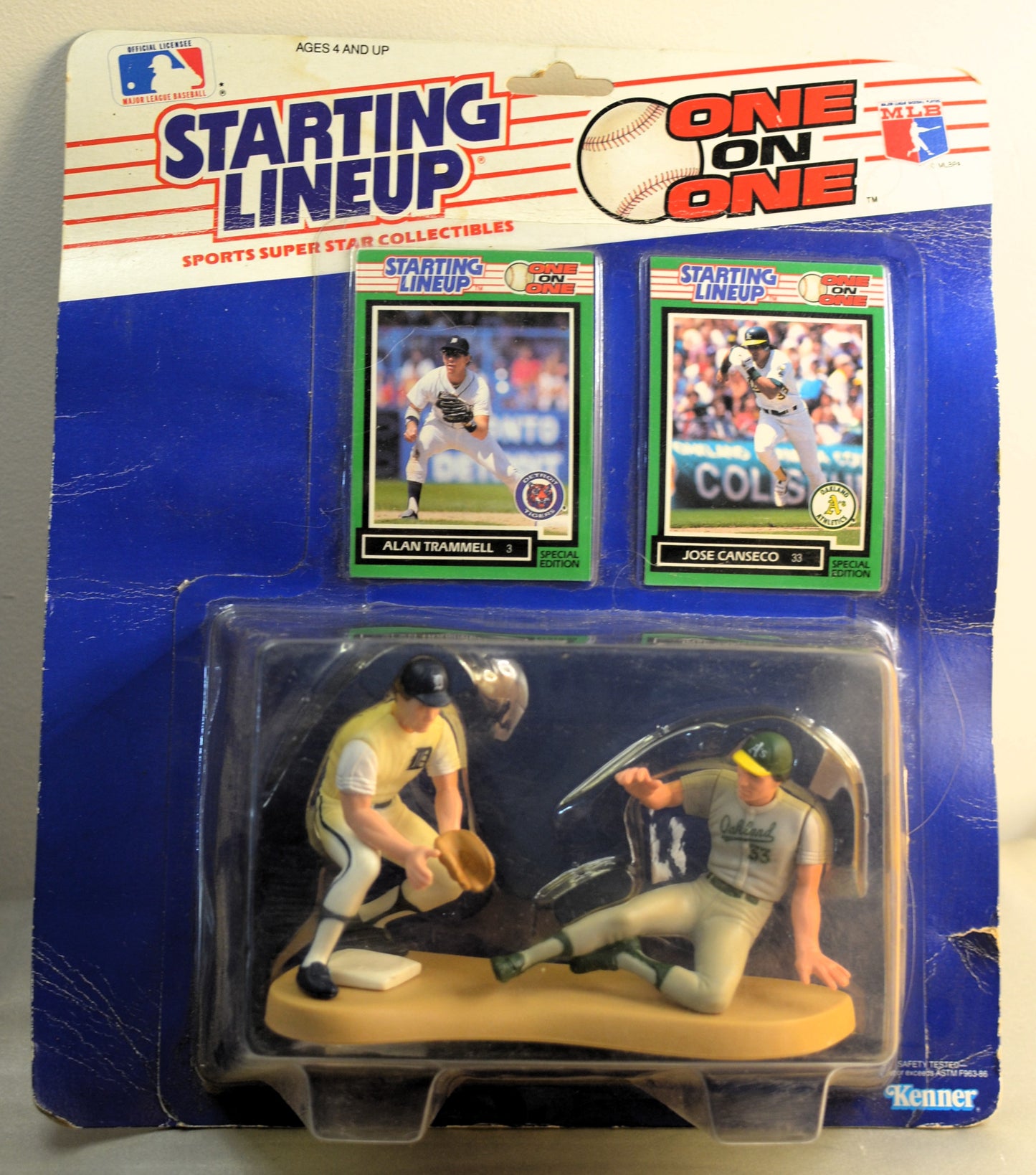 1989 Jose Canseco Alan Trammell 1 on1 Starting Lineup A's Detroit Tigers