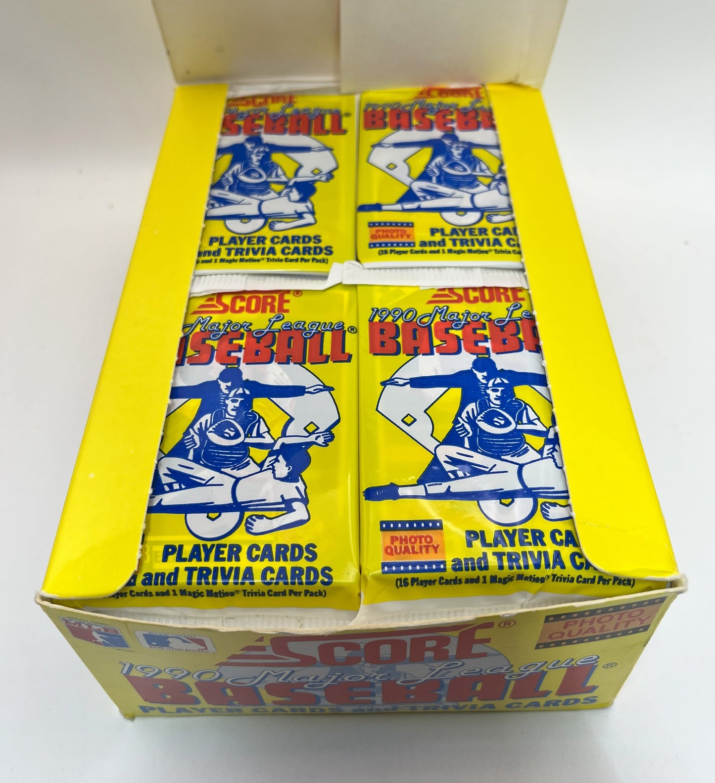 1990 Baseball Score Cello Box