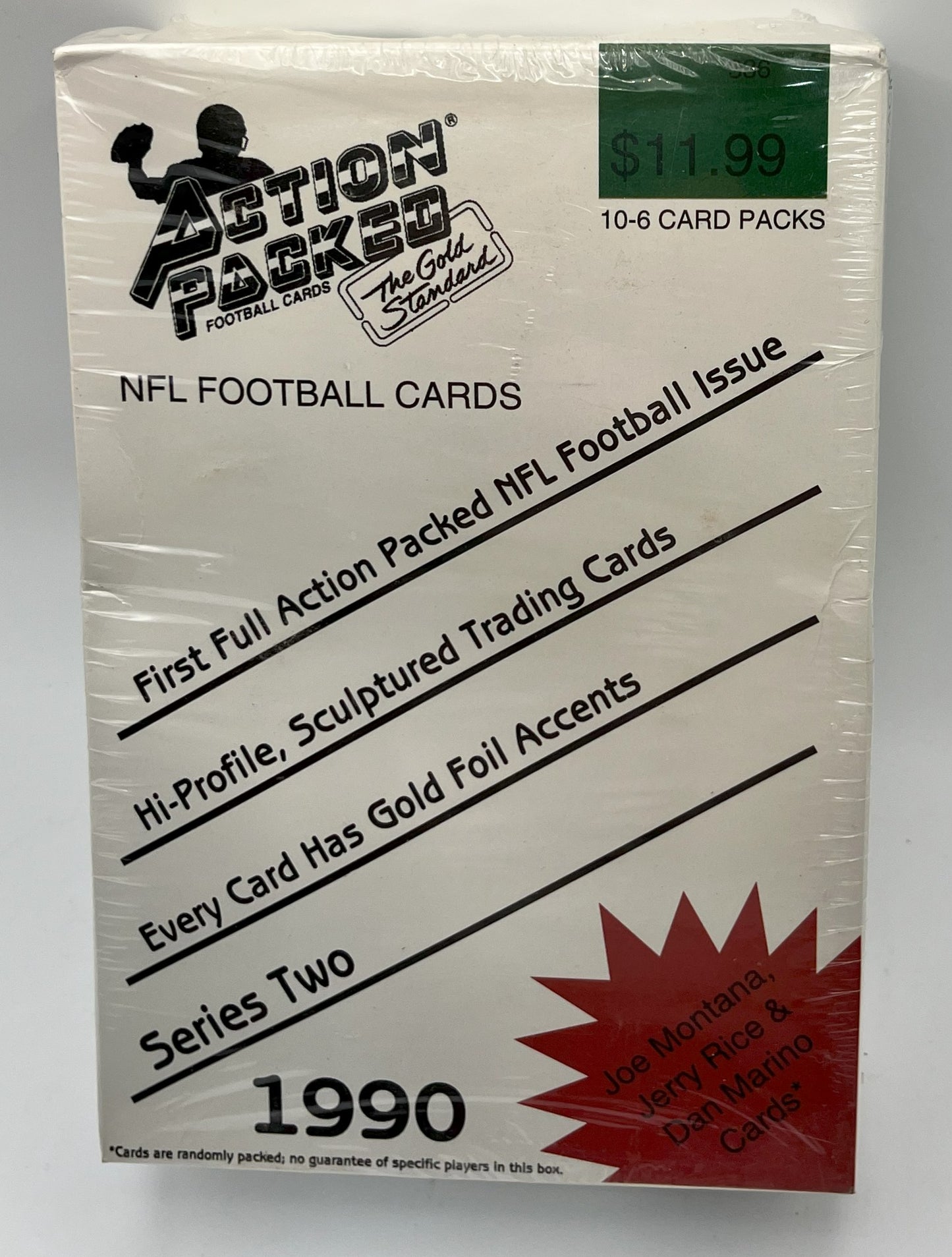 1990 Football Action Packed Series 2 Box
