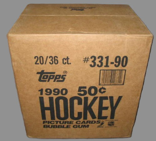 1990-91 Hockey Topps Wax Case 331-90 RARE
