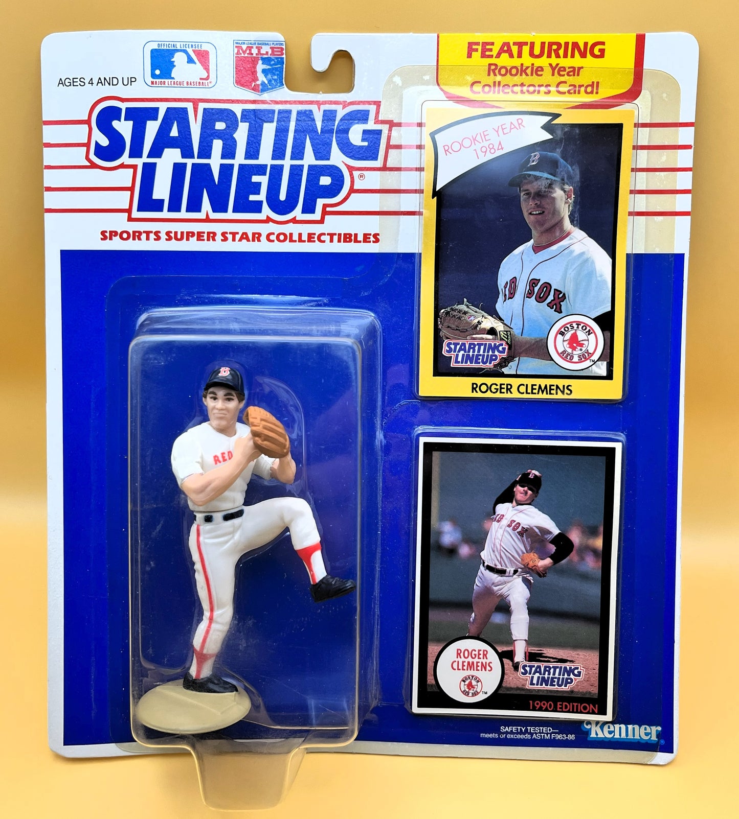 1990 Roger Clemens Starting Lineup - Boston Red Sox