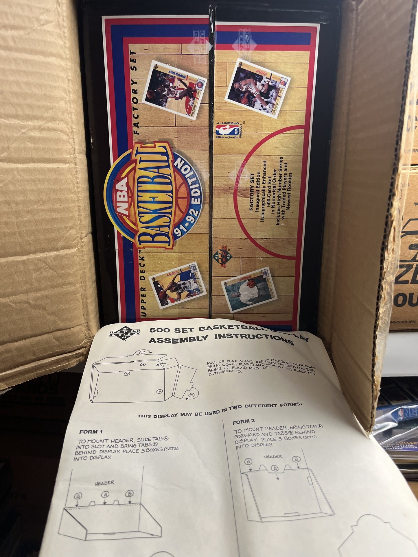 1991-92 Basketball Upper Deck Sets Case RARE