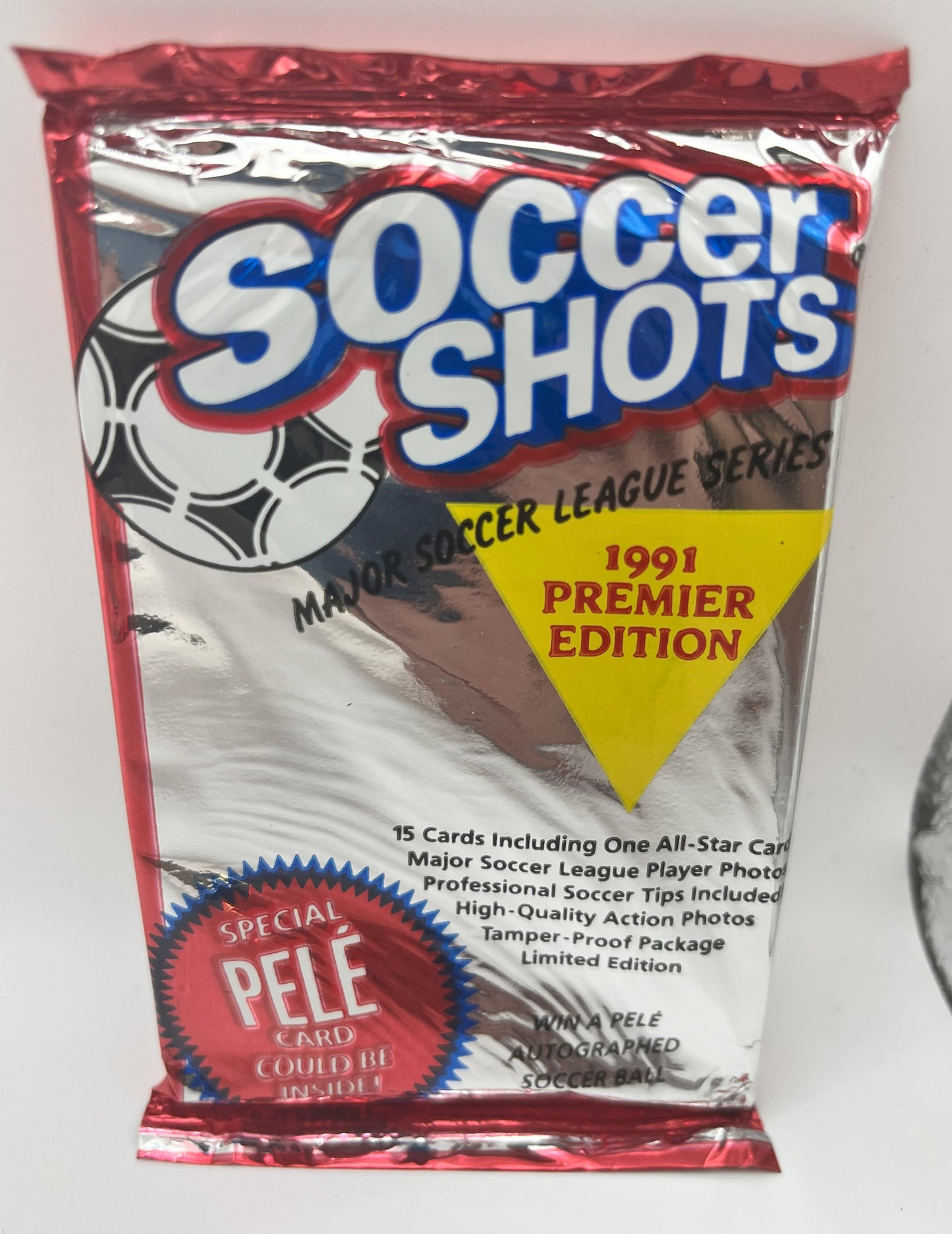 1991 Soccer MLS Shots Premier Edition Pack - Pele'