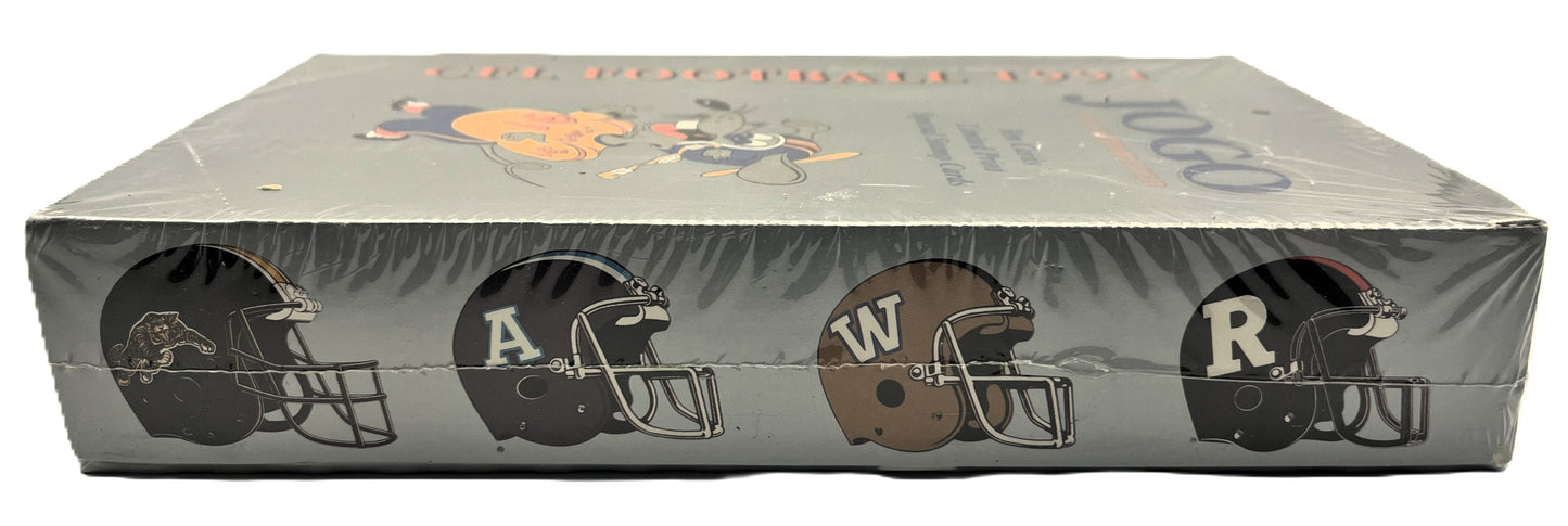 1991 Jogo Inc CFL Canadian Football League Box