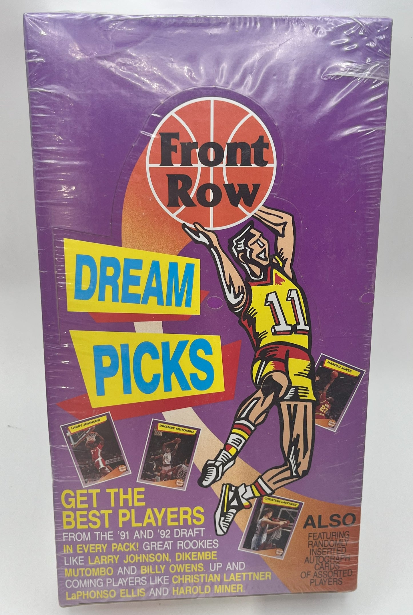 1992 Basketball Front Row Dream picks box