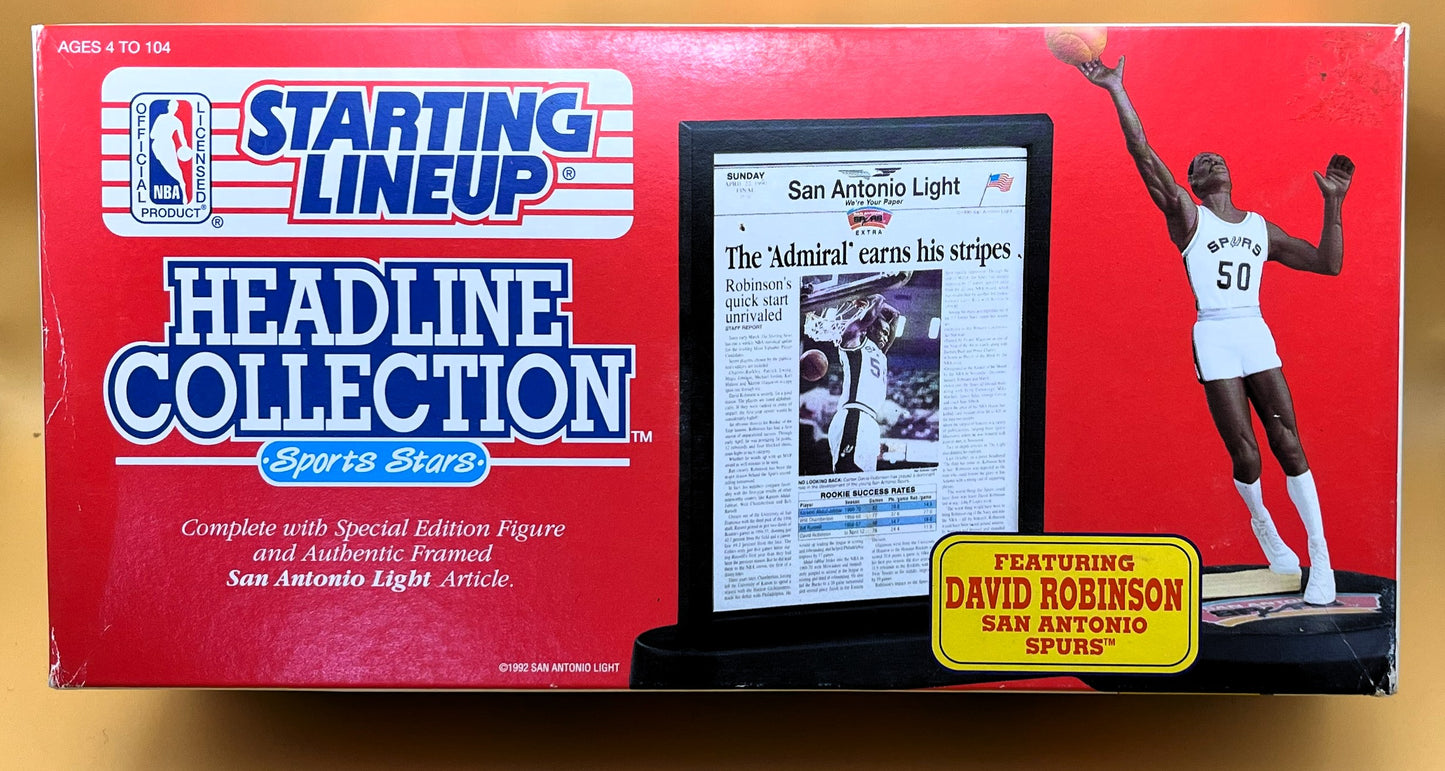 1992 David Robinson Starting Lineup Headline Collection - Vintage