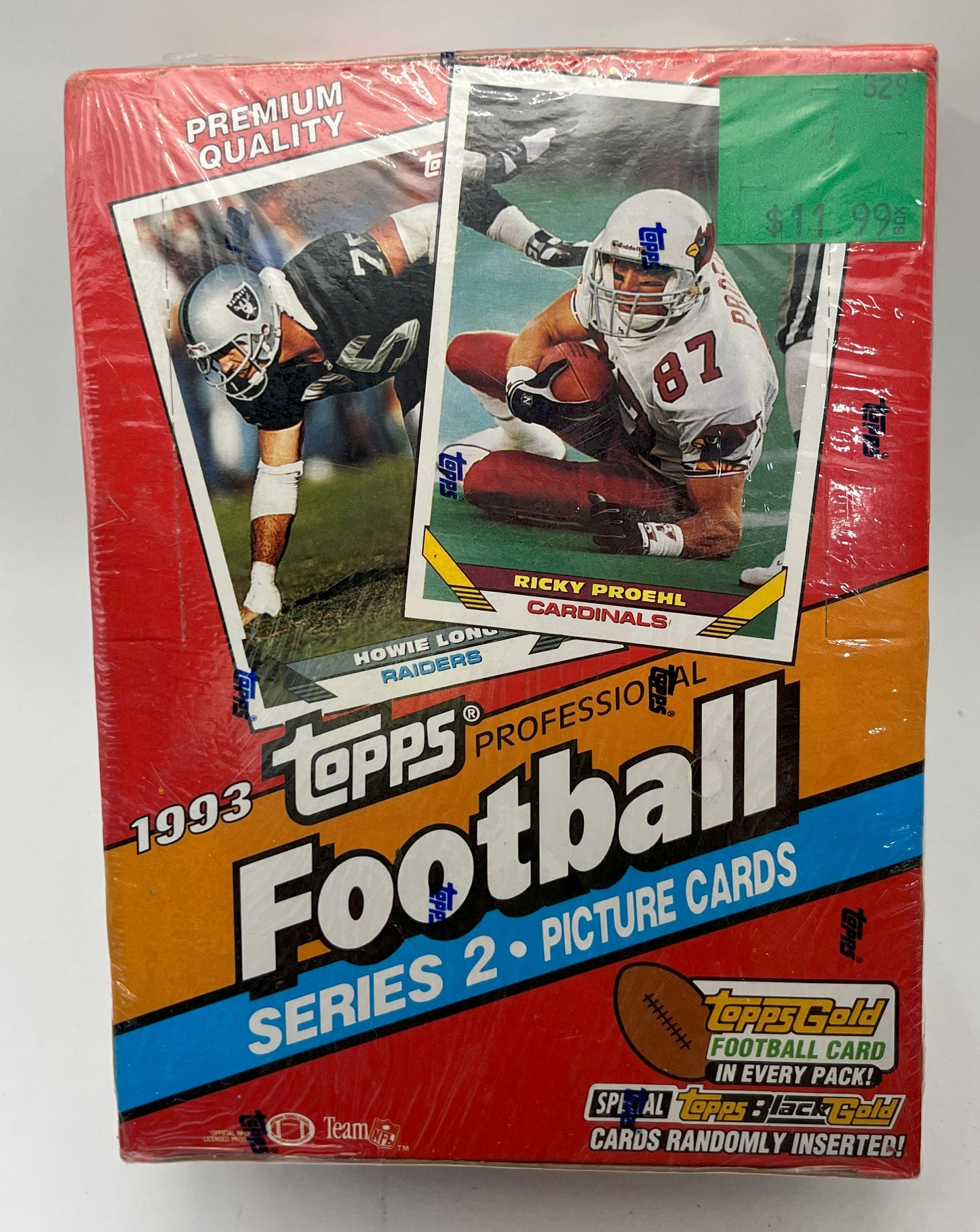 1993 Football Topps Series 2 Box