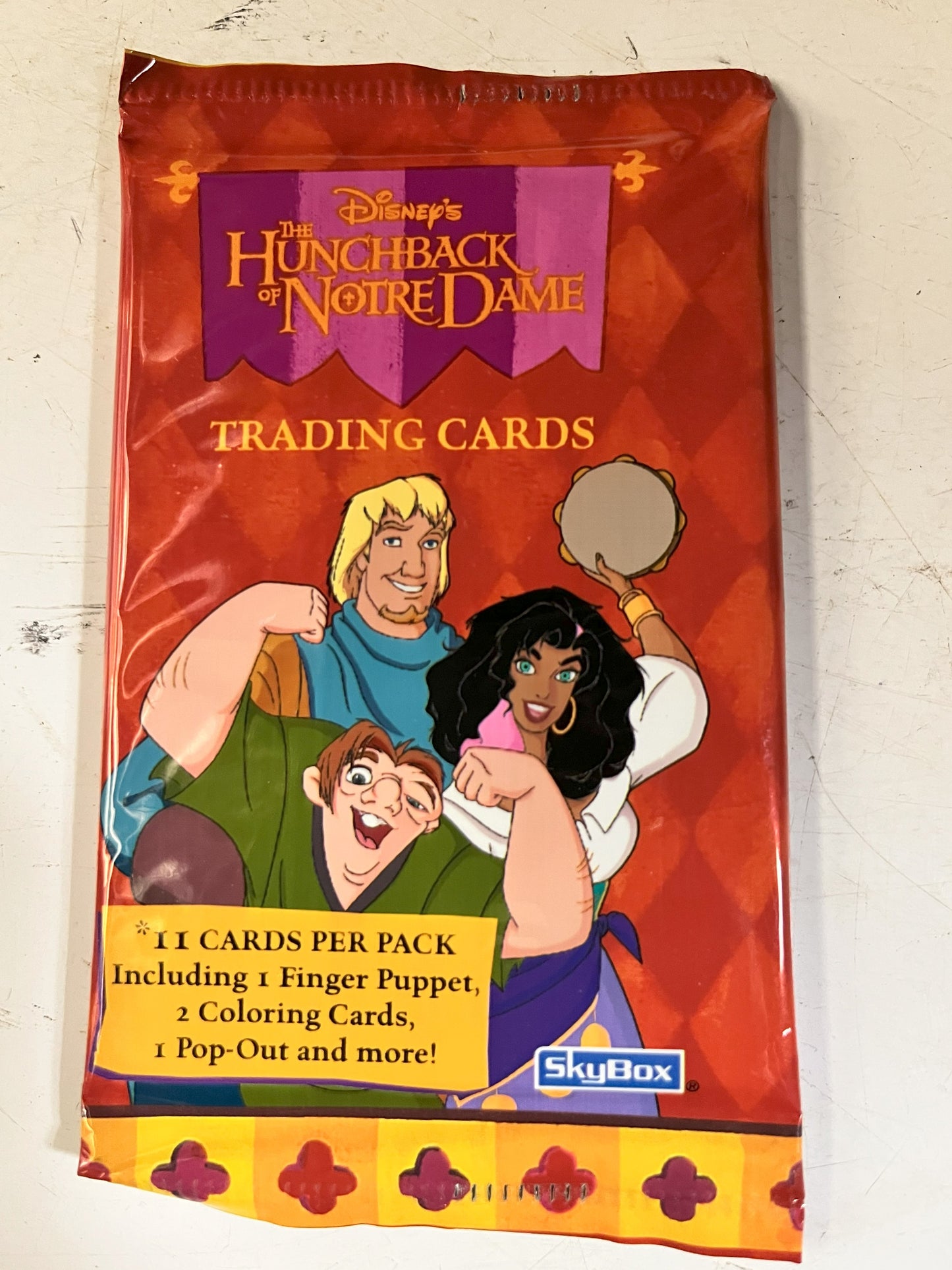 1996 Disney Skybox The Hunch Back of Notre Dame Pack