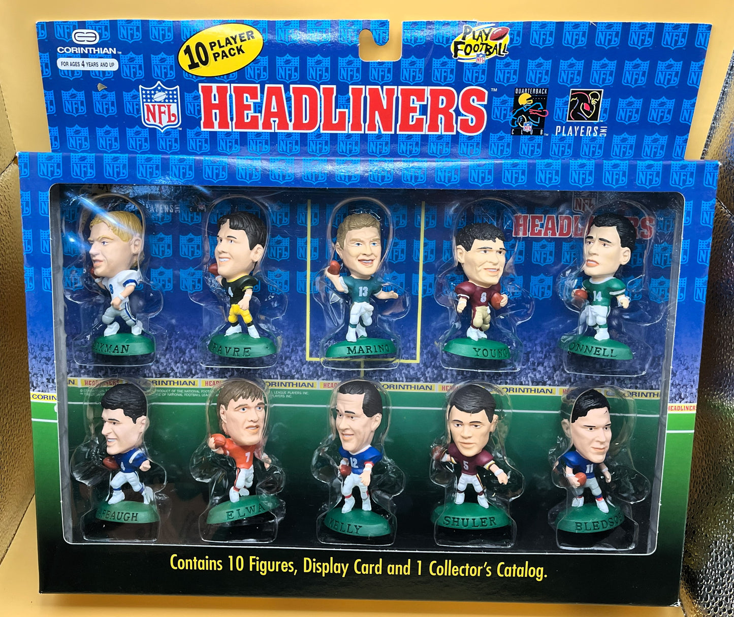 1996 Football Headliners 10 Pack