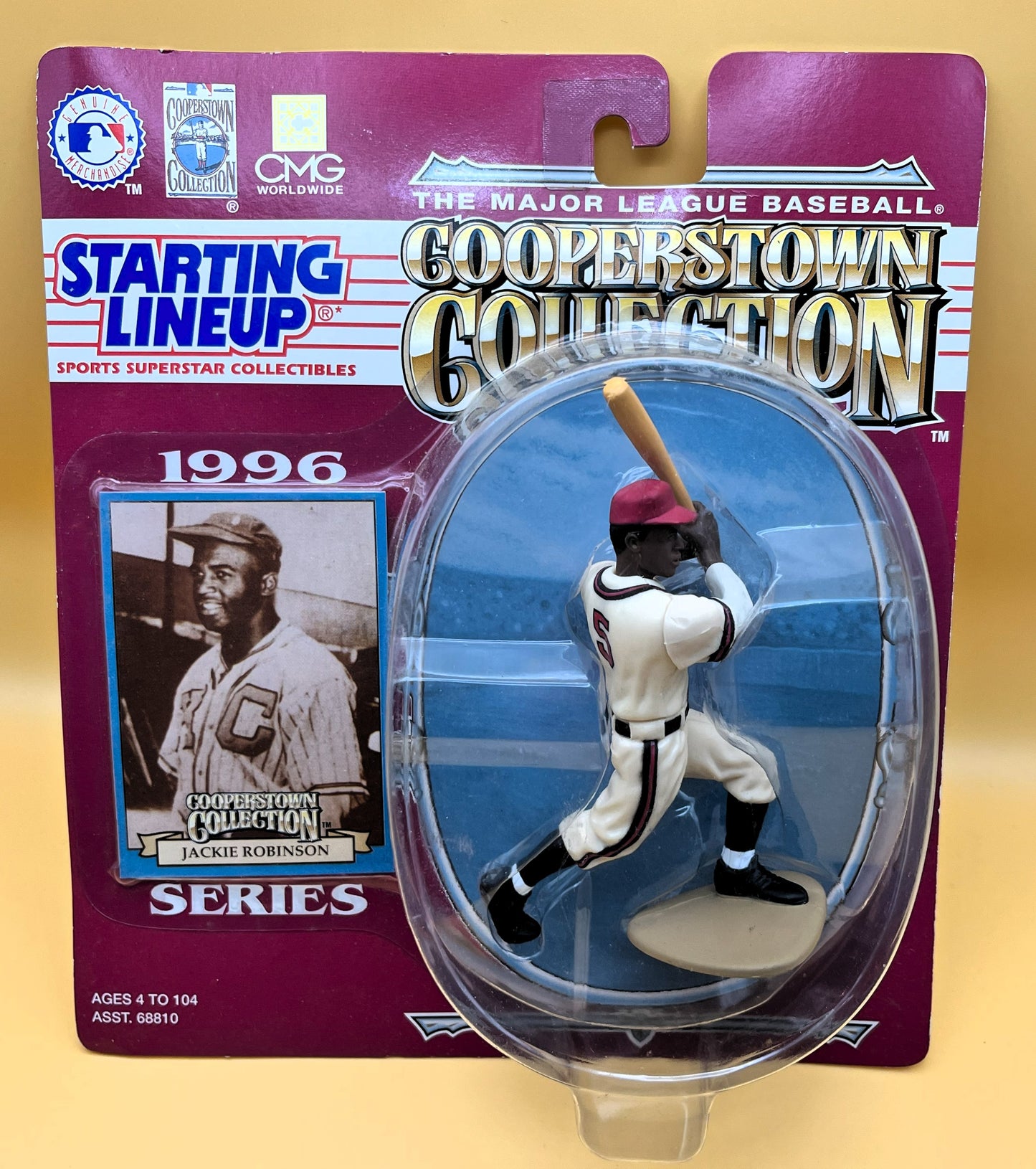 1996 Jackie Robinson Starting Lineup with Card Cooperstown Collection Factory Sealed - Vintage