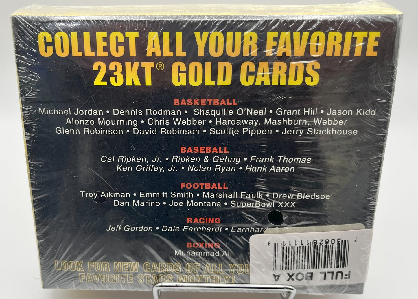 1996 Jerry Stackhouse 23k Gold Card - Limited Edition RARE