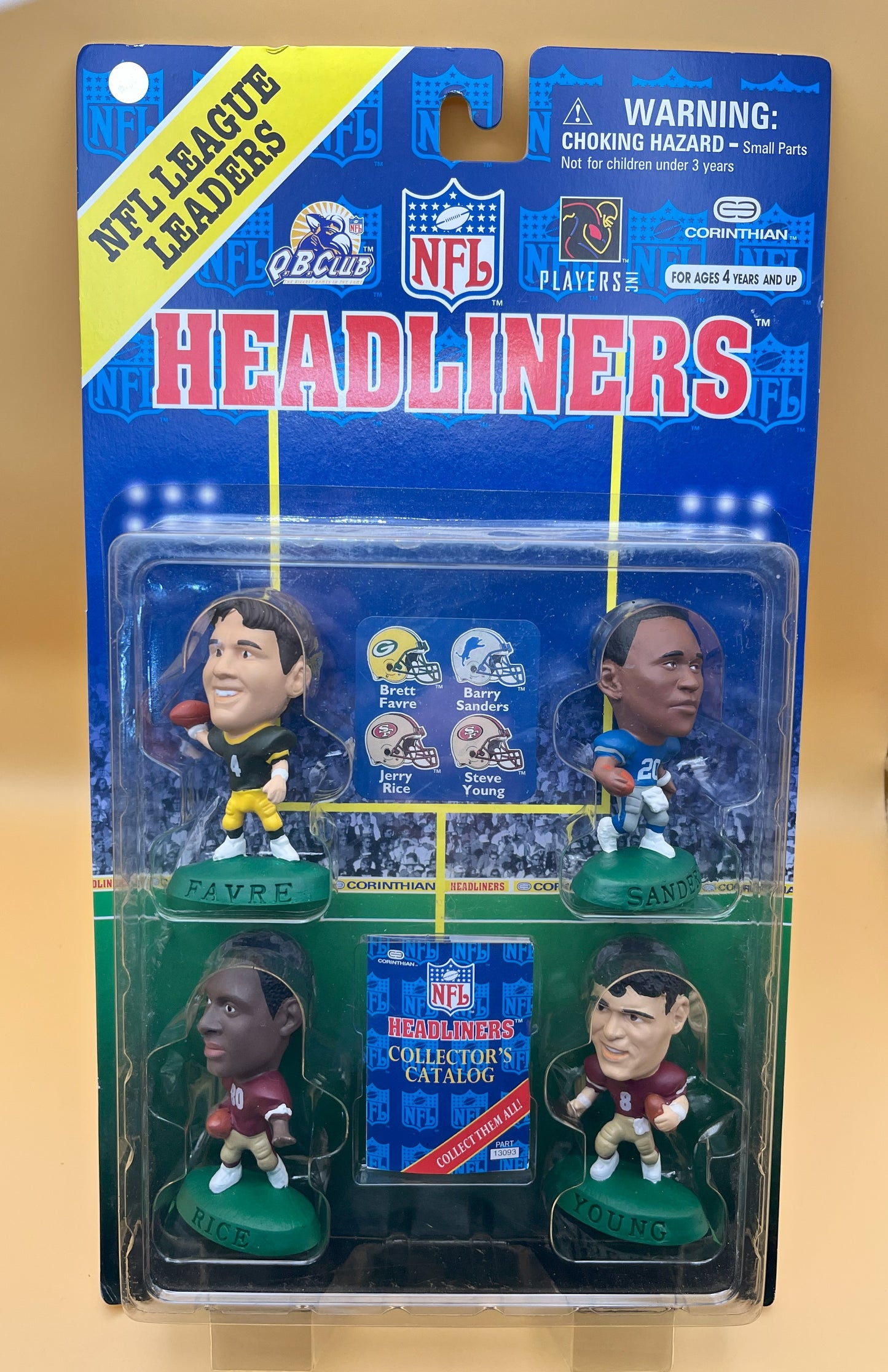 1996 NFL League Leaders Headliners Sanders Rice Favre Young