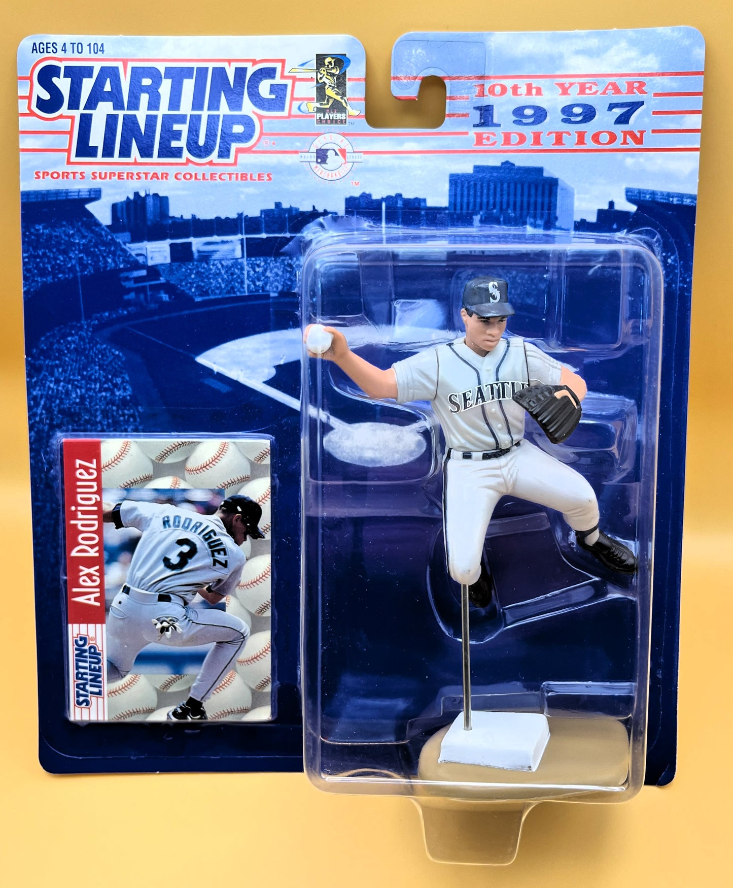 1997 Alex Rodriguez Starting Lineup with Card Factory Sealed - Vintage