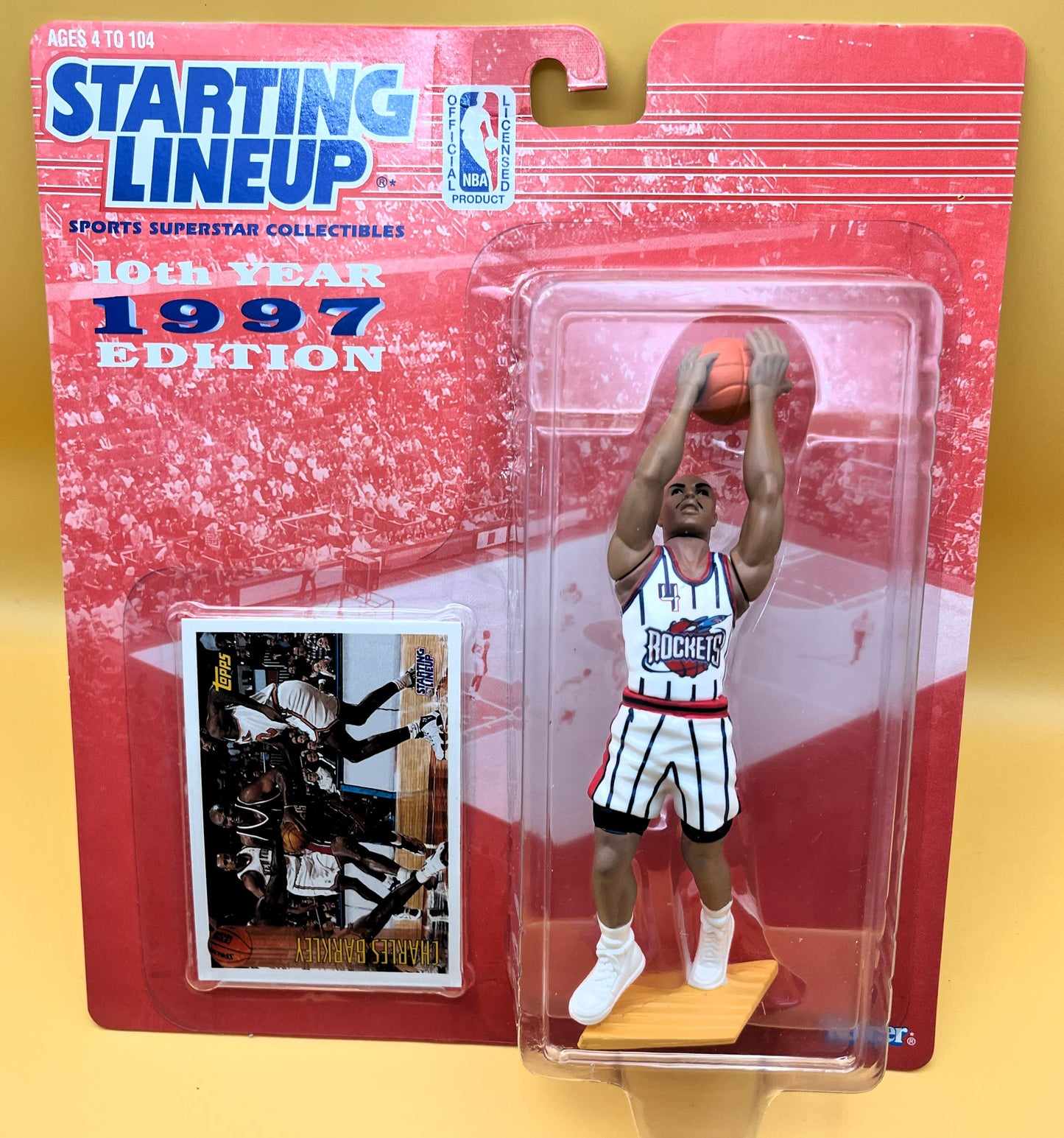 1997 Charles Barkley Starting Lineup with Card Factory Sealed - Vintage