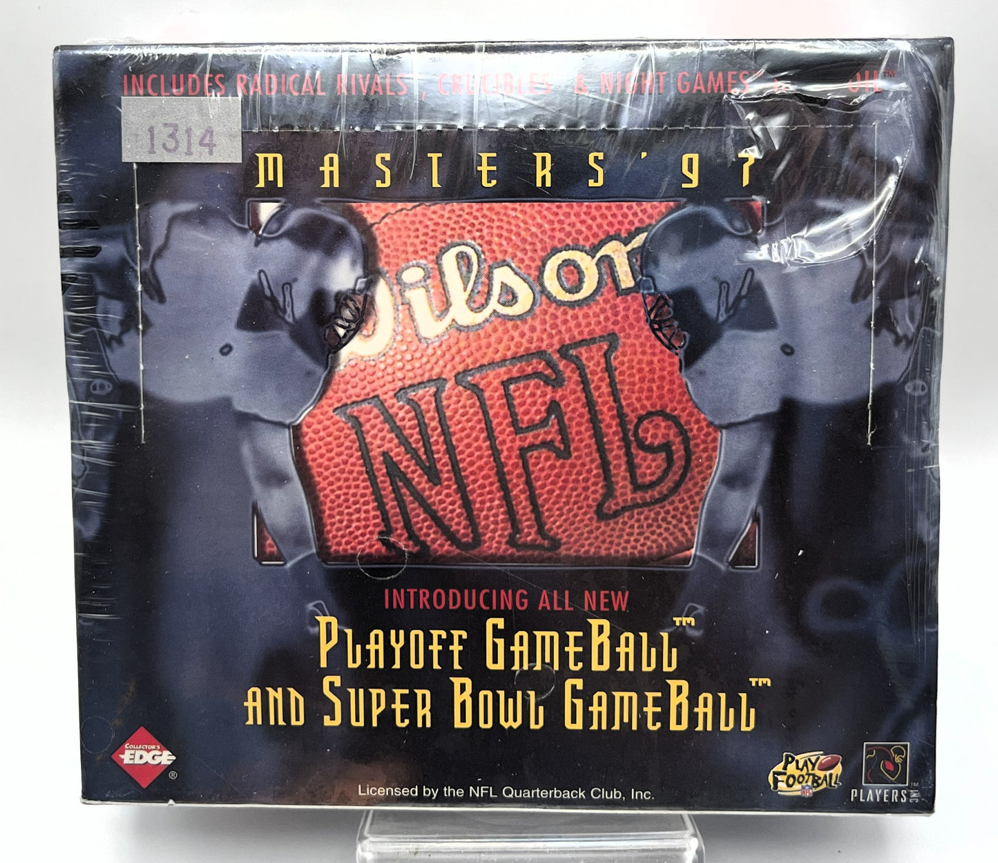 1997 Collectors Edge Masters Collection Football Factory Sealed Box -Rare
