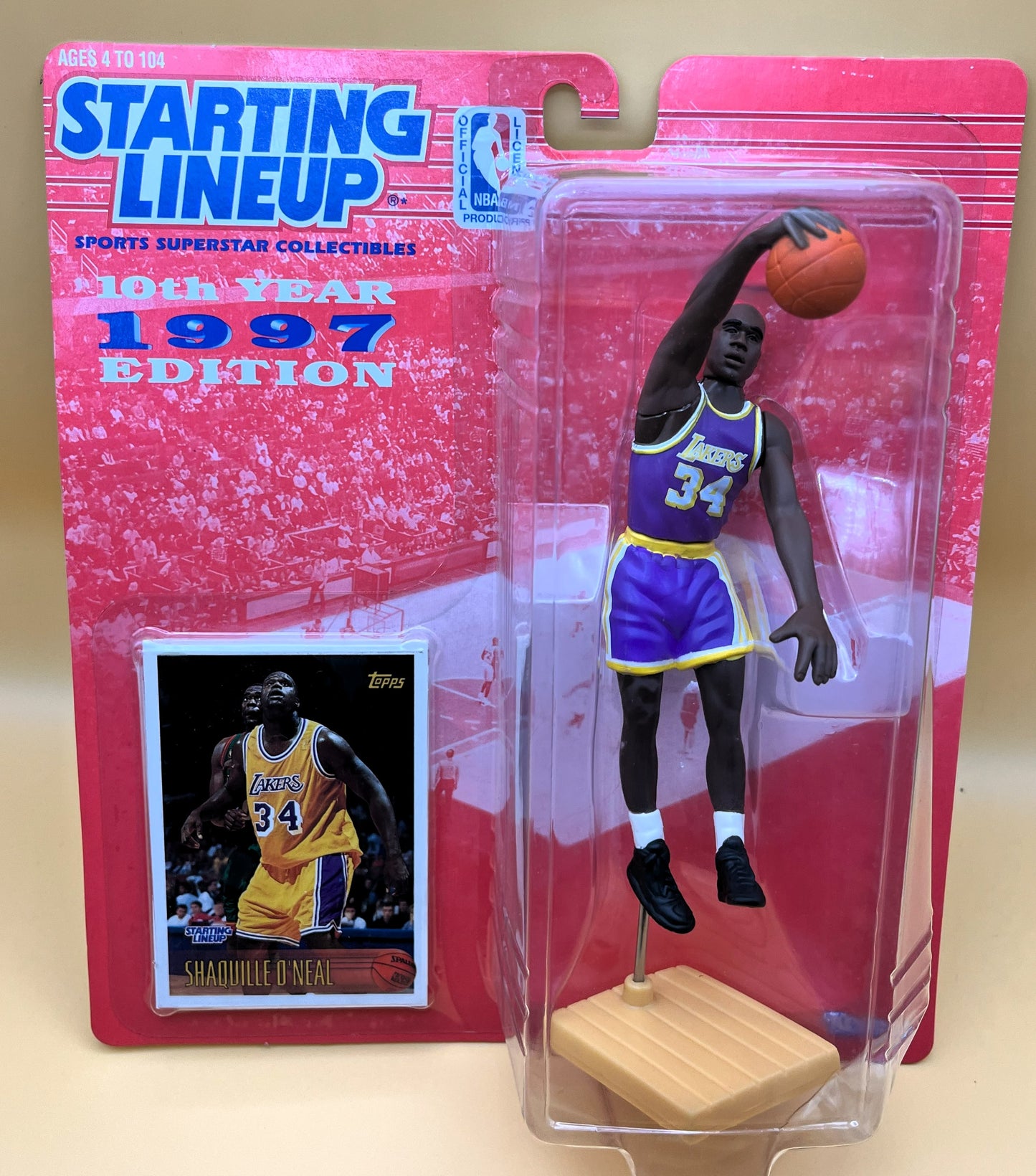 1997 Shaquille Shaq O'Neal Starting Lineup w/ Card Factory Sealed - Vintage
