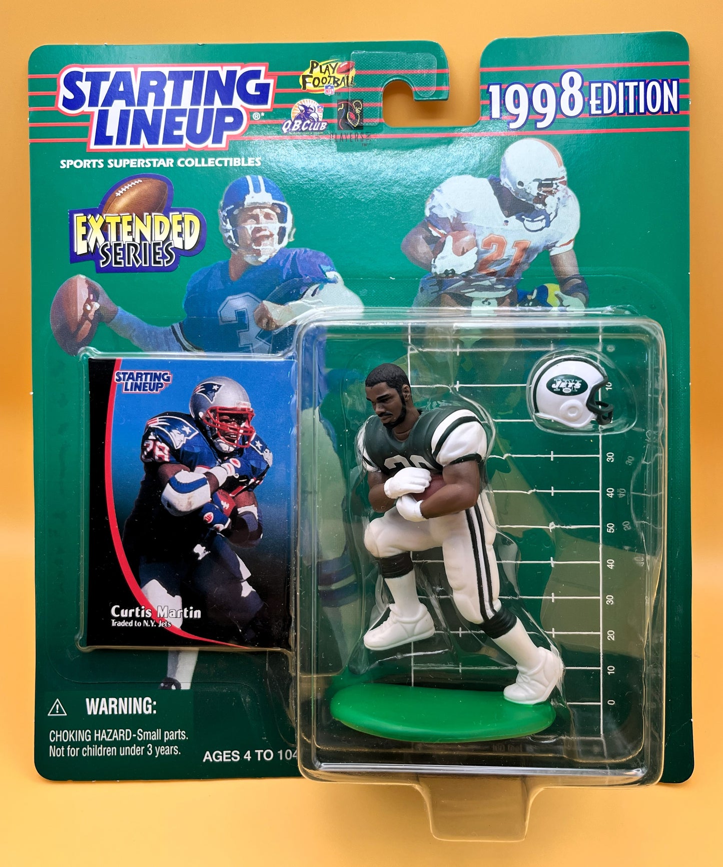 1998 Curtis Martin Starting Lineup with Card Factory Sealed - Vintage