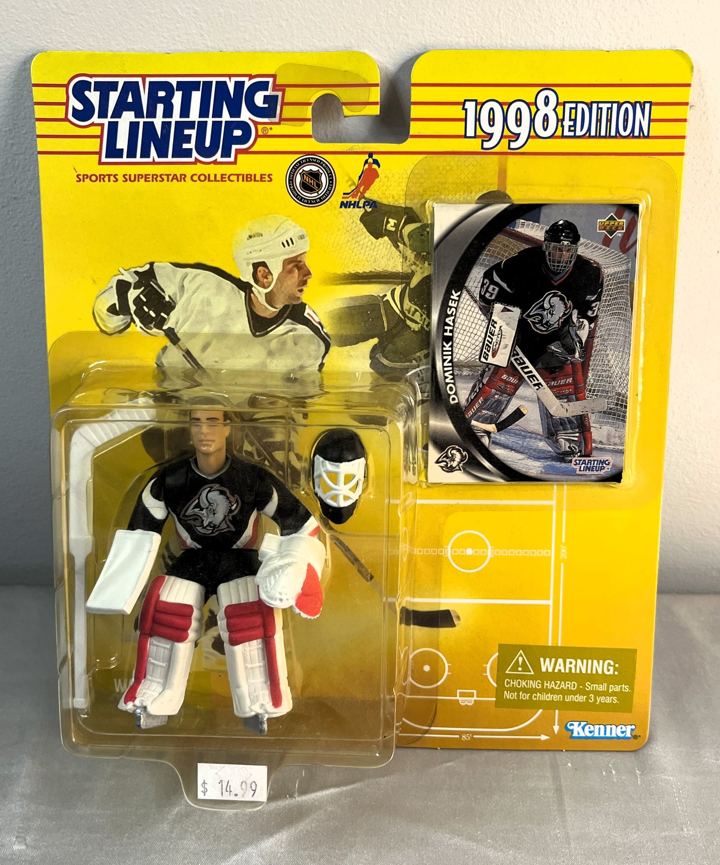 1998 Dominik Hasek NHL Starting Lineup with Card Factory Sealed - Vintage