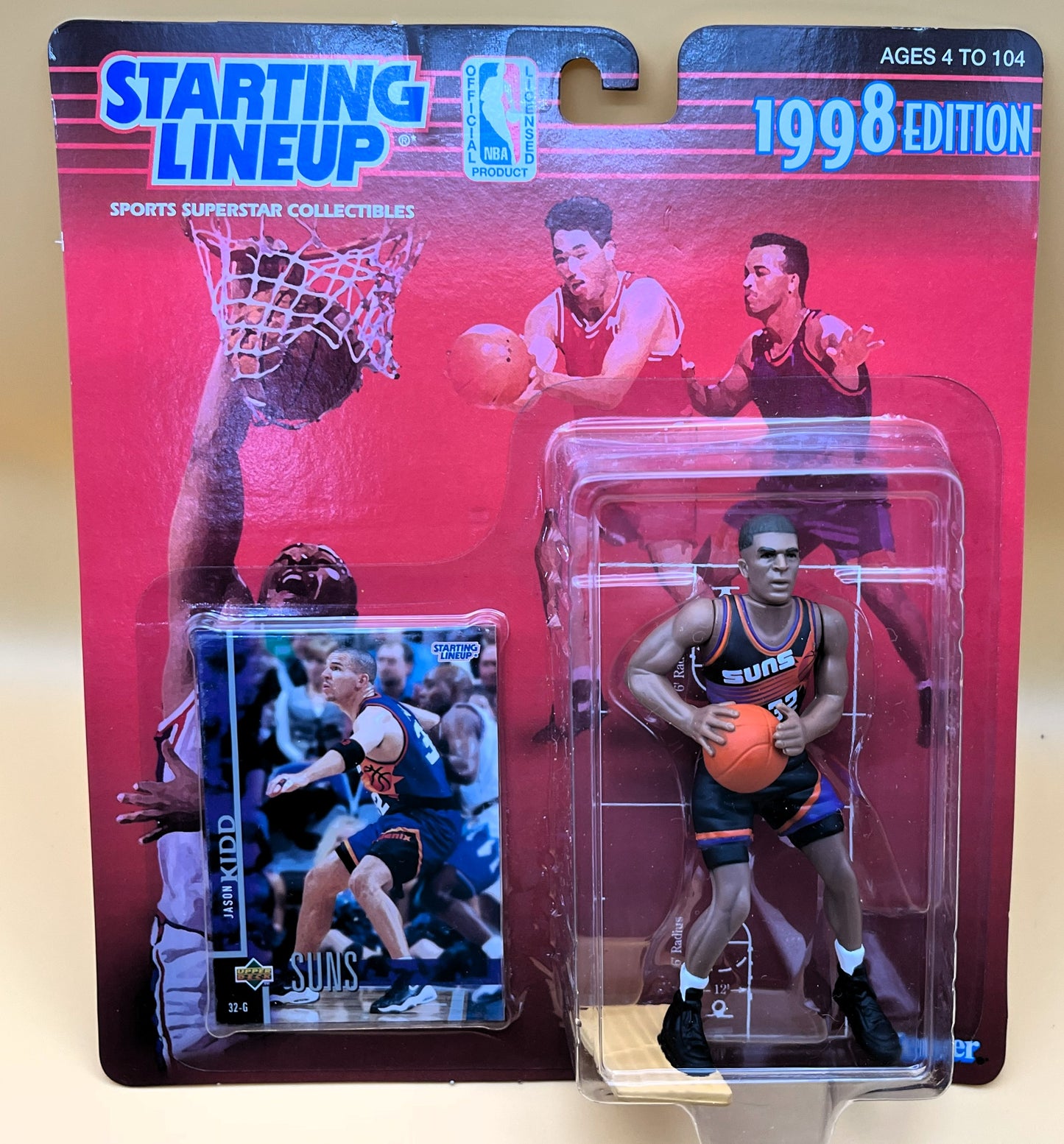 1998 Jason Kidd Starting Lineup with Card Factory Sealed - Vintage