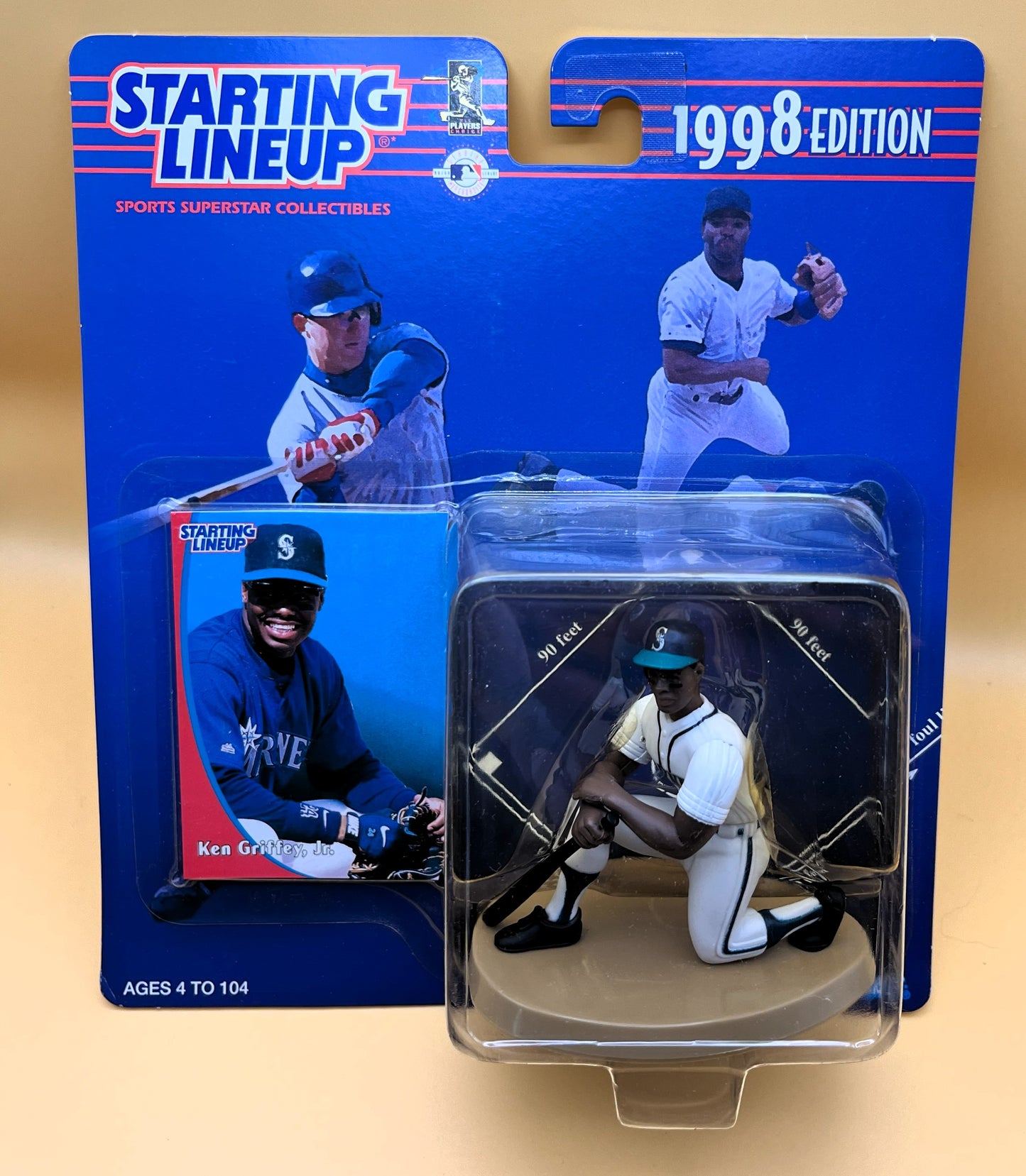 1998 Ken Griffey Jr. Starting Lineup with Card Factory Sealed - Vintage
