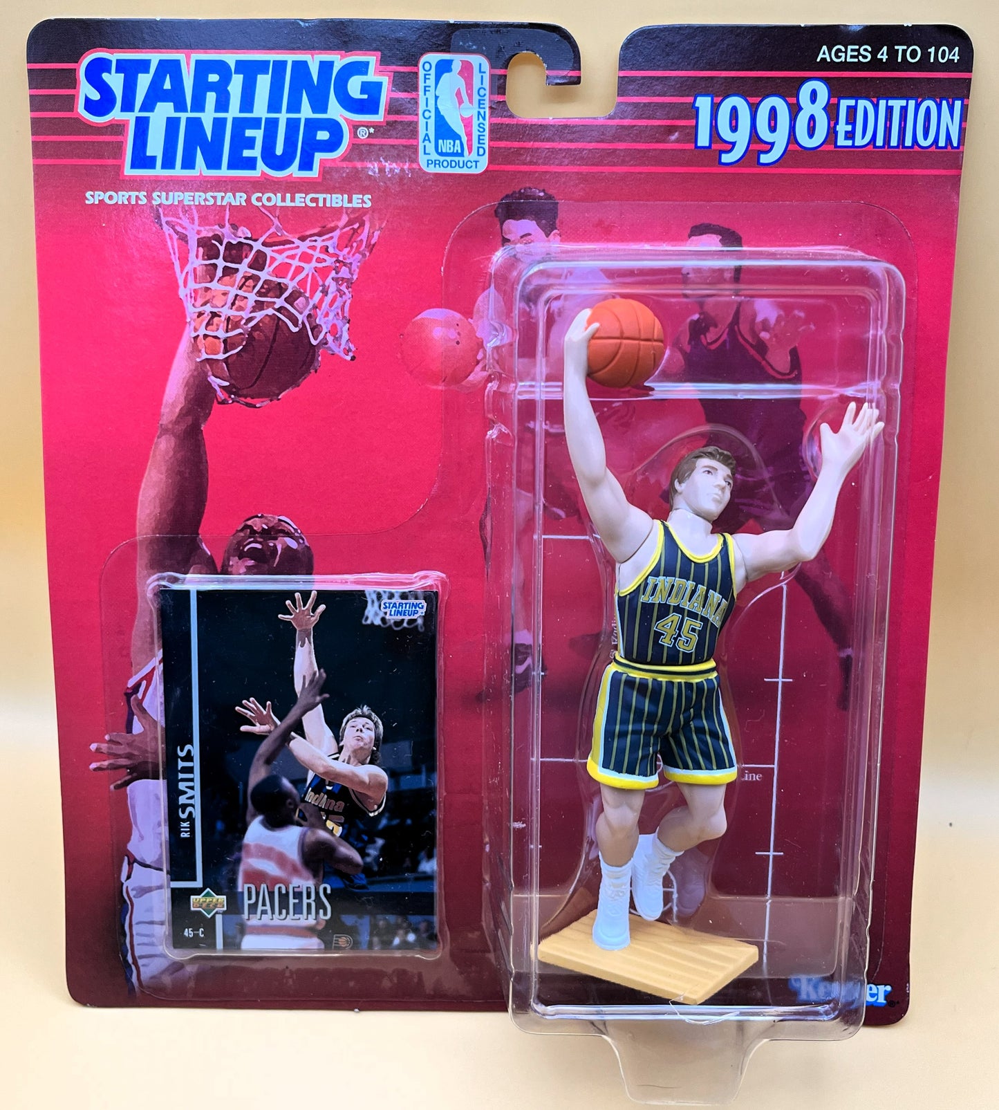 1998 Rik Smits Starting Lineup with Card Factory Sealed - Vintage