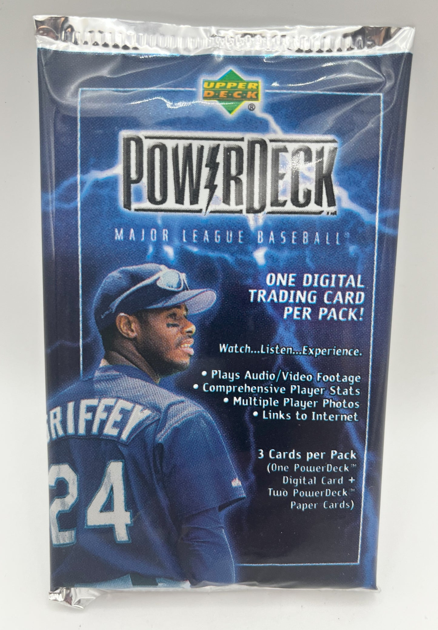 1999 Baseball Upper Deck Powerdeck Pack CD Rom -Rare