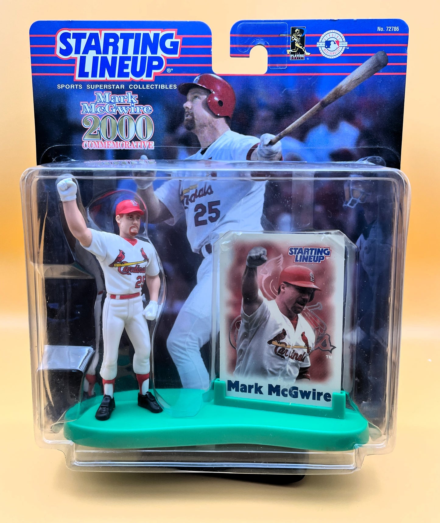 2000 Mark McGwire Starting Lineup w/ Card Commemorative Home Run Factory Sealed - Vintage