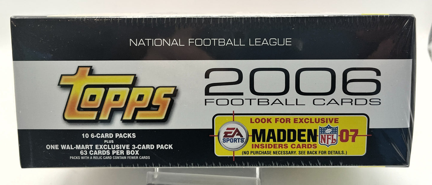 2006 Topps Football Box with Walmart Bonus