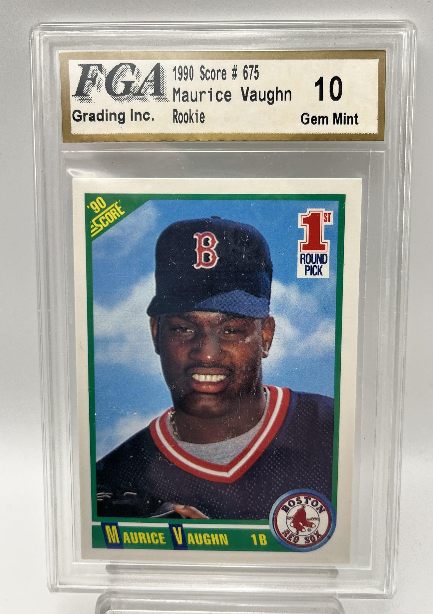 1990 Mo Vaughn Score Rookie #675 Graded Gem Mint 10