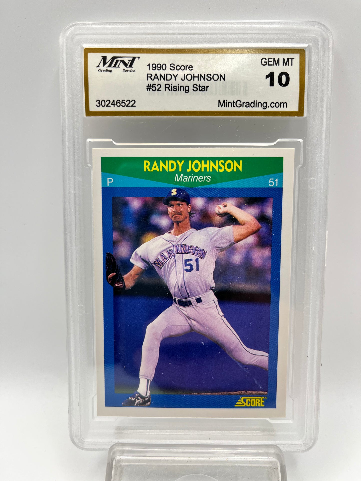 1989 Nolan Ryan Topps #106T Graded Gem Mint 10