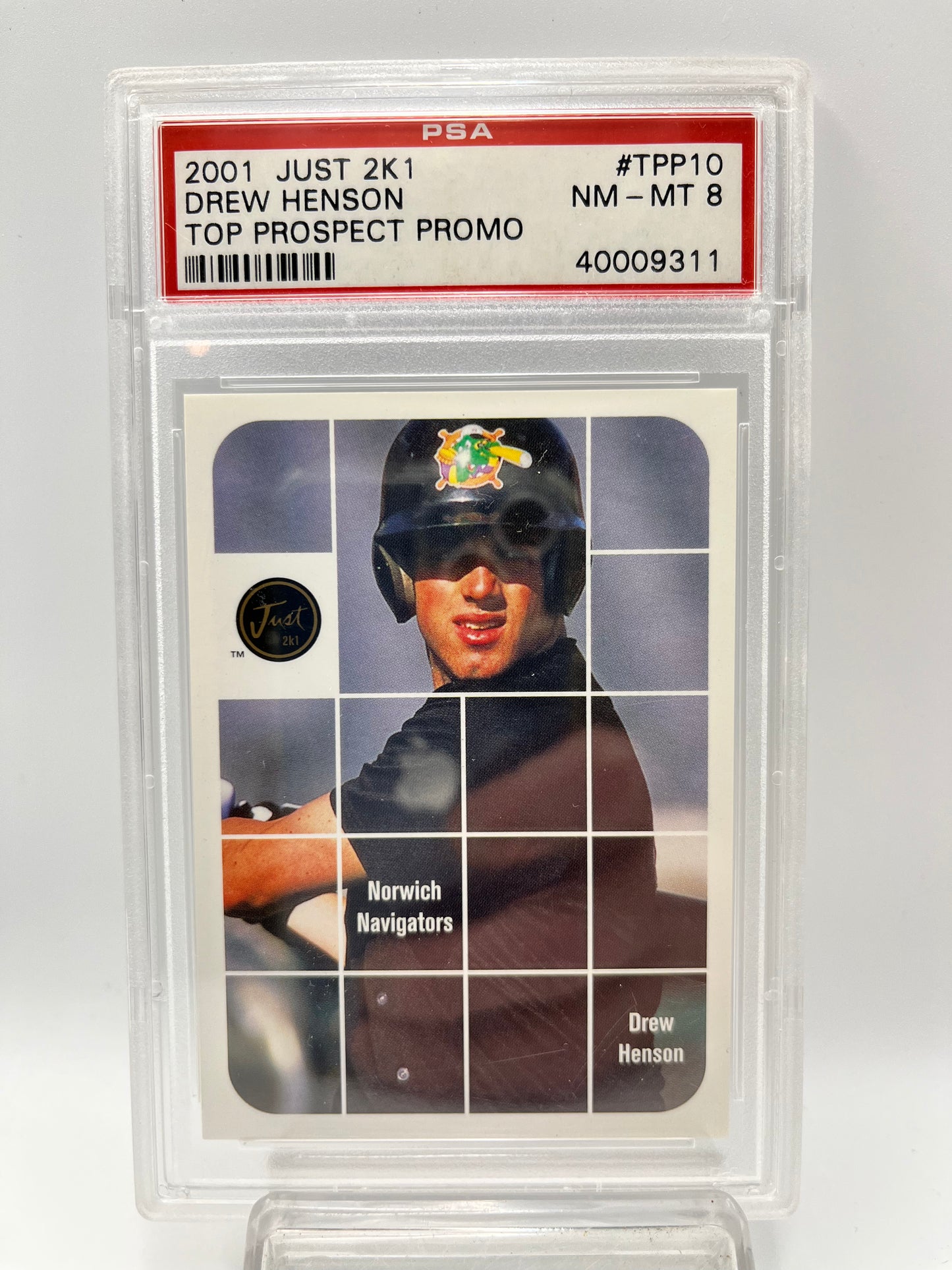 2001 Drew Henson Just 2K1 Top Prospect PROMO Graded NM-MT 8
