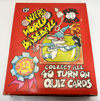1976 The Weird World of Baseball Box