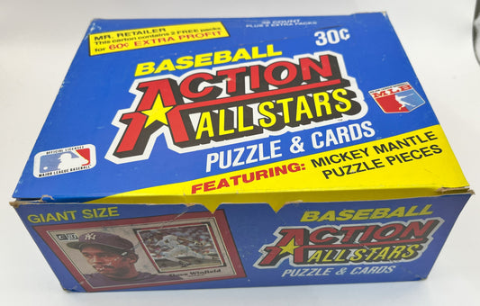 1983 Baseball Donruss Action All-Stars Box