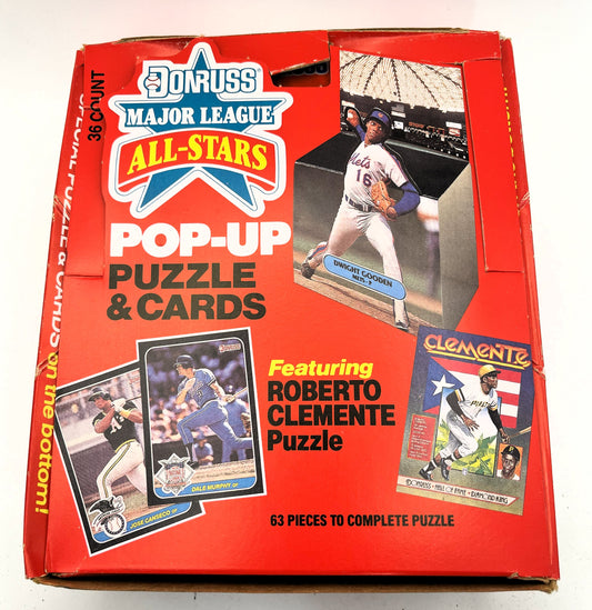 1987 Baseball Donruss All-Stars Pop-up Box