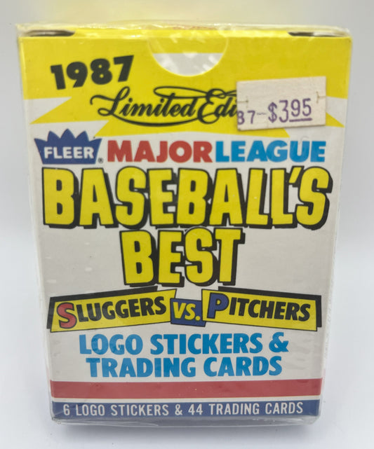 1987 Baseball Fleer Sluggers vs Pitchers Set