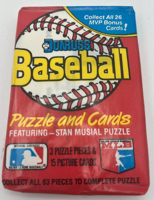 1988 Baseball Donruss Wax Pack