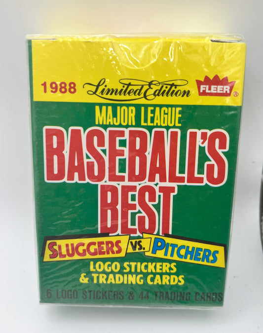 1988 Baseball Fleer Sluggers vs Pitchers Set