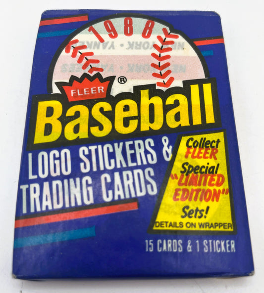 1988 Baseball Fleer Wax Pack