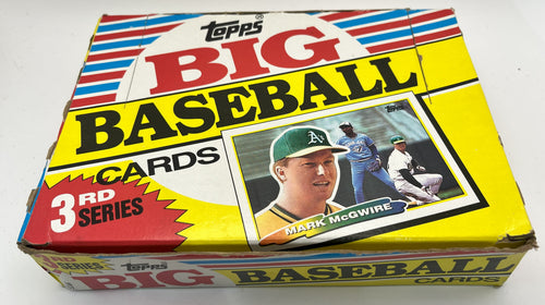 1989 Baseball Topps Big Box 3rd Series