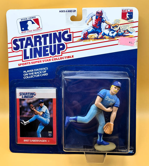 1988 Brett Saberhagen Starting Lineup with Card Factory Sealed - Vintage 1st Year