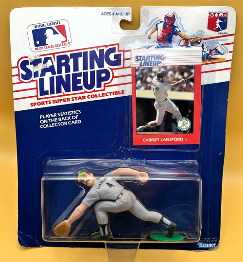 1988 Carney Lansford Starting Lineup with Card Factory Sealed - Vintage 1st Year