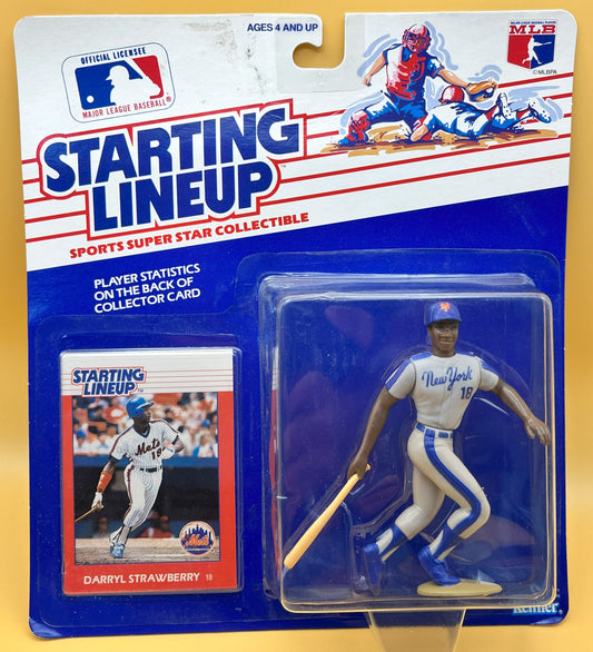 1988 Darryl Strawberry Starting Lineup with Card Factory Sealed - Vintage 1st Year