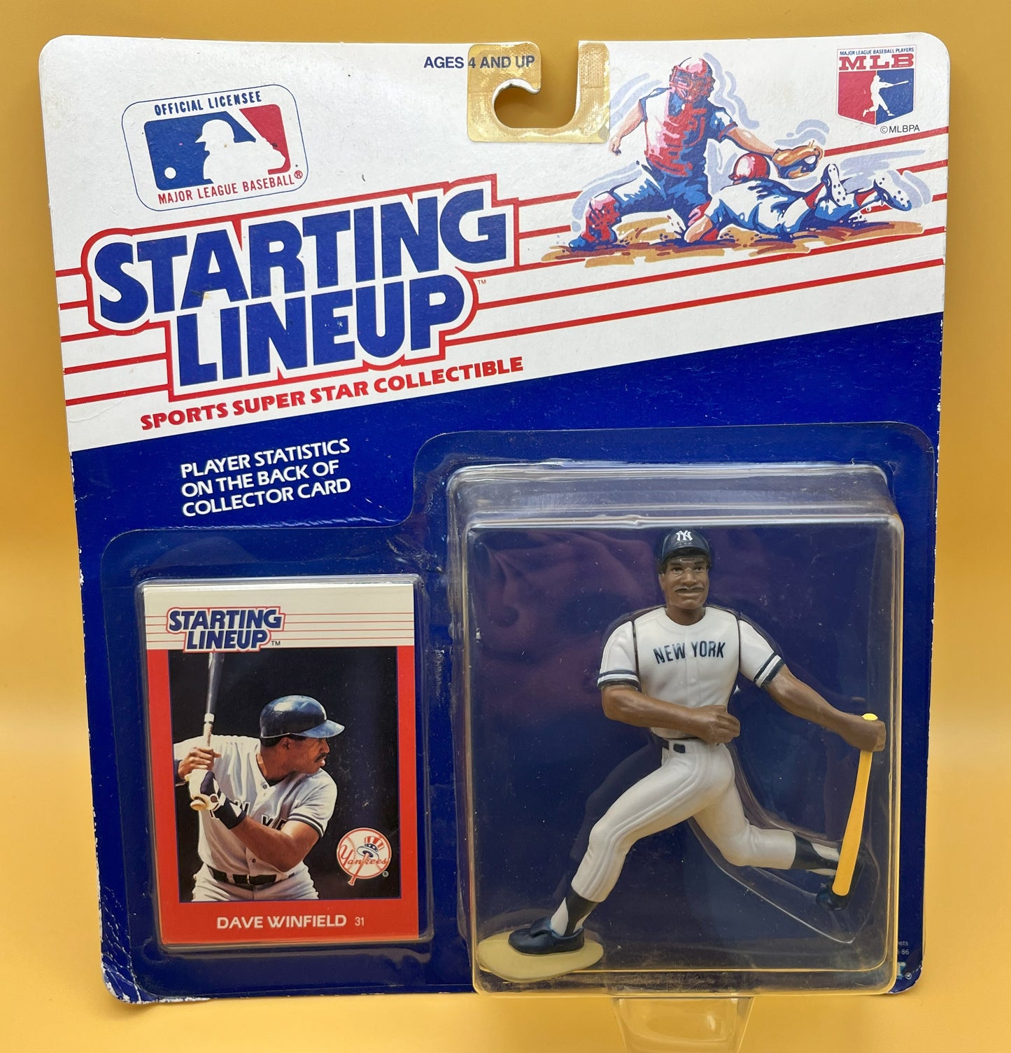 1988 Dave Winfield Starting Lineup with Card Factory Sealed - Vintage 1st Year