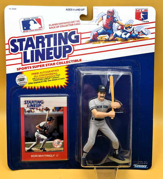 1988 Don Mattingly Starting Lineup with Card Factory Sealed - Vintage 1st Year